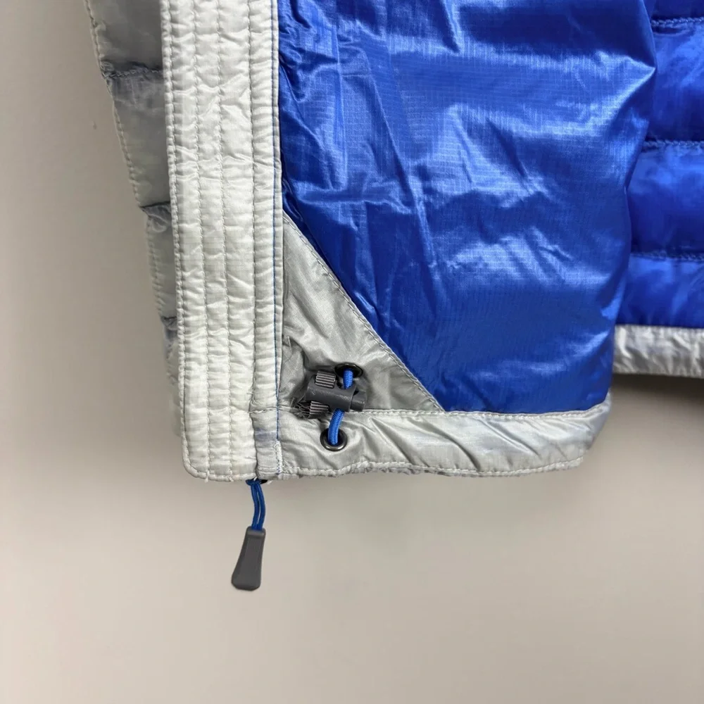 The North Face ThermoBall Vest Mens XXL Gray Blue Full Zip Lightweight‎ Puffer